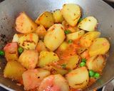 মটরশুঁটি দিয়ে নিরামিষ আলুর দম(niramish aloor dum recipe in Bengali) রেসিপির ধাপ 4 ছবি