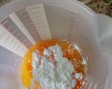 A picture of step 2 of Orange Flan.