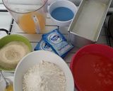Foto langkah ke 1 dari resep Bolu Kukus Putih Telur Telang.