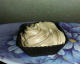 A picture of step 6 of Chocolate mousse in chocolate cups.