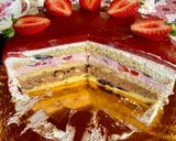 Pas rețetă Tort cu jeleu de căpșuni 🍓 7 fotografie
