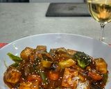 Une image de l'étape 5 de Tofu sauce aux arachides.