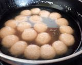 A picture of step 12 of Rose flavour rasgulla.
