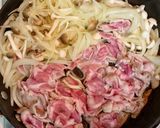 豬肉壽喜燒丼飯《一鍋到底》的食譜步驟4照片