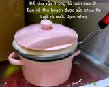 Hình bước làm 3 của món Sữa chua Hy Lạp mix kiwi hạt chia
