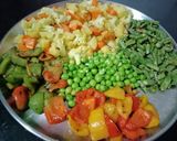 A picture of step 2 of Veg Kolhapuri.