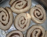 A picture of step 3 of Cinnamon roll.