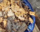 A picture of step 3 of Mutton haleem/daleem.
