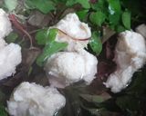 Hình bước làm 2 của món Canh rau dền đỏ nấu mọc