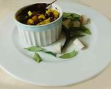 A picture of step 3 of Chickpea sundal.