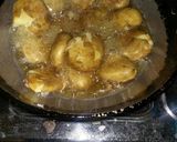 A picture of step 6 of Aloo Tuk (Indian spiced potato fritters).
