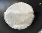 A picture of step 1 of Maja Blanca.