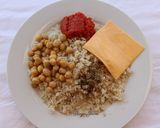 A picture of step 4 of Millet Pizza Burgers.