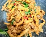 Gambar langkah 5 resipi 👩‍🍳Cendawan Tiram Goreng Salted Egg.