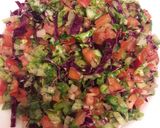 A picture of step 2 of Fattoush.