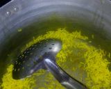 A picture of step 1 of Fried rice, cabbage n tarugu sauce.