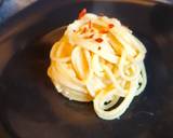 Spaghetti with garlic, oil and potato recipe step 3 photo