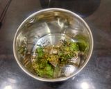A picture of step 3 of Aloo Bhujiya.