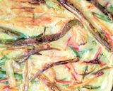 Foto langkah ke 3 dari resep Pajeon (Korean Pancake) Bahan Lokal.