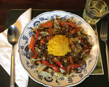 A picture of step 4 of California Farm Stirfried Ground Beef with Roasted Peanuts.