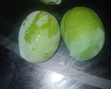 A picture of step 1 of Raw Kesar Mango Sharbat.