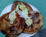 A picture of step 4 of Pan grilled pork with chillis.