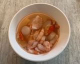 Foto del paso 1 de la receta: Risotto de ostiones, camarones y espárragos #Stilepiretta