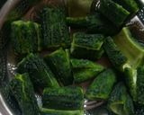 A picture of step 3 of Barwa Karela.