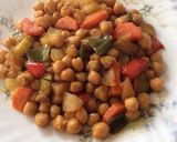 Foto del paso 6 de la receta: Garbanzos fritos con verdura