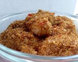 Foto langkah ke 8 dari resep Ketan serundeng pedas manis gurih praktis.