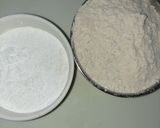A picture of step 1 of Jowar flour namak pare.