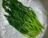 涼拌芥藍豆腐的食譜步驟2照片