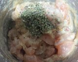 A picture of step 1 of Chicken sausage.