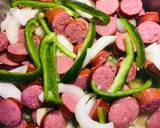 One Pot Smoked Beef Sausage with Green Beans and Noodles recipe step 3 photo