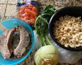 A picture of step 1 of Pasta Soup.