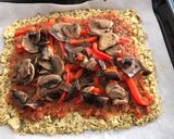 Foto del paso 6 de la receta: Pizza de coliflor y semillas