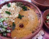 A picture of step 11 of Matka Daal Chawal.