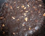 A picture of step 3 of No bake chocolate cake.