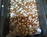 A picture of step 8 of Banana Oats Chocolate Cake.