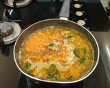 A picture of step 5 of Breakfast Upma.