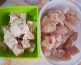 Foto langkah ke 1 dari resep Sate Ayam dan Lemak Sapi Bumbu Kacang.