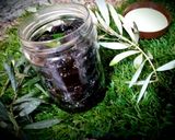 A picture of step 5 of Salt-dried olives👍😜🎄.