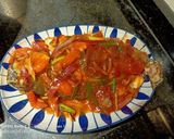 A picture of step 4 of Sweet Sour Fish Kantonis style.