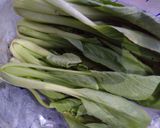 Hình bước làm 1 của món Cải thìa luộc