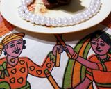 A picture of step 6 of Crunchy Burfi.