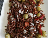 Foto del paso 8 de la receta: Ensalada de lentejas, tomate seco y remolacha