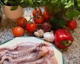 Une image de l'étape 1 de 🦑Poulpe 🐙sauce pimenton de la vera🌶️à 🇵🇹la portugaise🪵🍃.
