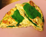 Foto del paso 5 de la receta: Tortilla proteica de setas y espinacas baby: cena sana