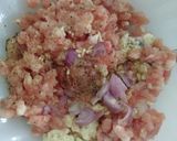 Hình bước làm 2 của món Đậu hũ nhồi thịt sốt cà chua