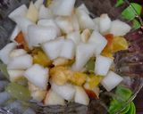 A picture of step 1 of Juicy Fruit Chaat.